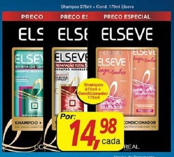 Supermercados Guanabara Shampoo 375ml + Cond. 170ml Elseve oferta