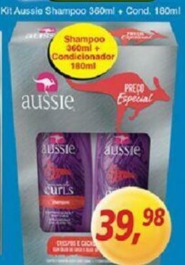 Supermercados Guanabara Kit Aussie Shampoo 360ml + Cond. 180ml oferta