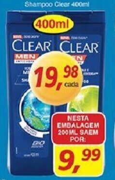 Supermercados Guanabara Shampoo Clear 400ml oferta