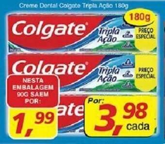 Creme Dental Colgate Tripla Acao 180g