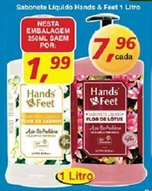 Supermercados Guanabara Sabonete Liquido Hands & Feet 1L oferta