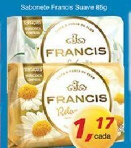 Supermercados Guanabara Sabonete Francis Suave 85g oferta