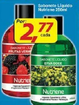 Supermercados Guanabara Sabonete Liquido Nutriene 250ml oferta