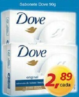 Supermercados Guanabara Sabonete Dove 90g oferta