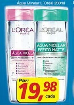 Supermercados Guanabara Agua Micelar L'Oreal 200ml oferta