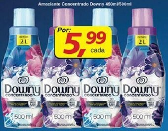 Supermercados Guanabara Amaciante Concentrado Downy 450ml/500ml oferta