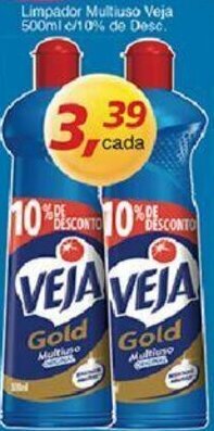 Supermercados Guanabara Limpador Multiuso Veja 500ml c/ 10% de Desc. oferta