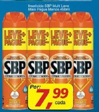 Supermercados Guanabara Inseticida SBP Multi Leve Mais Pague Menos 450ml oferta