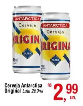 Fort Atacadista Cerveja Antarctica Original Lata 269ml oferta