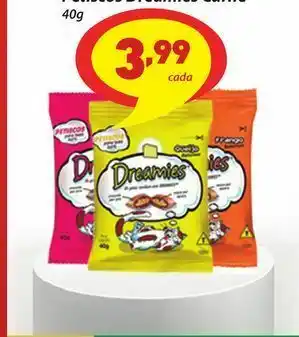 Petiscos dreamies carne 40g