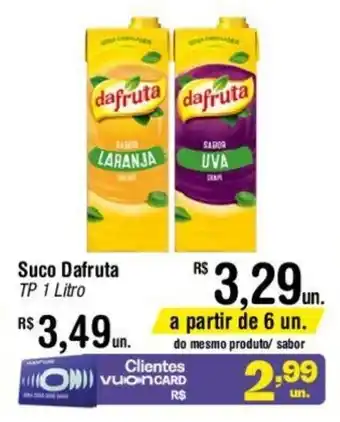 Fort Atacadista Suco Dafruta TP 1 Litro oferta