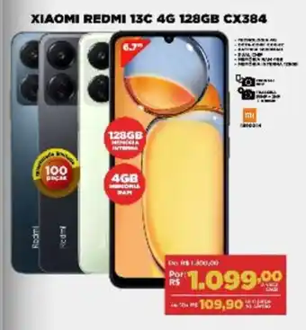 Móveis Simonetti XIAOMI REDMI 13C 4G 128GB CX384 oferta