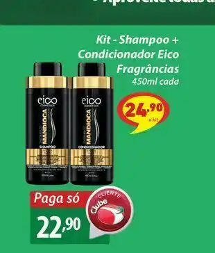 Kit - shampoo + condicionador eico fragrâncias
