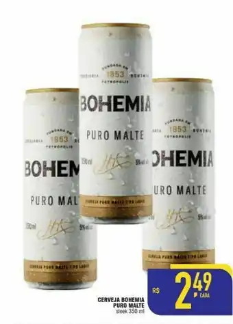 Mercantil Rodrigues Cerveja bohemia lata 350 ml oferta