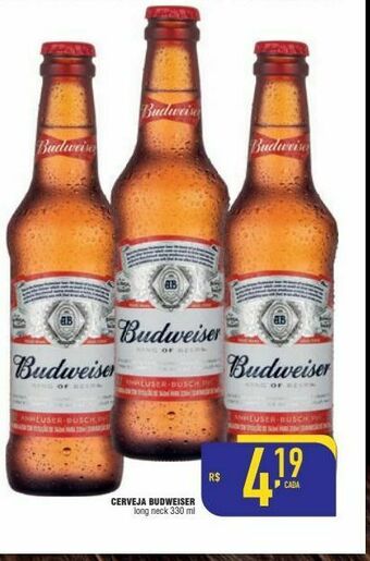 Cerveja Budweiser Long Neck 330 Ml Oferta Na Mercantil Rodrigues