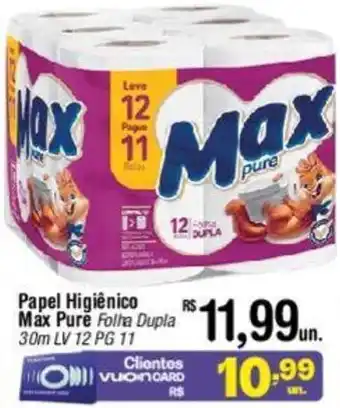 Fort Atacadista Papel Higiênico Max Pure Folha Dupla oferta