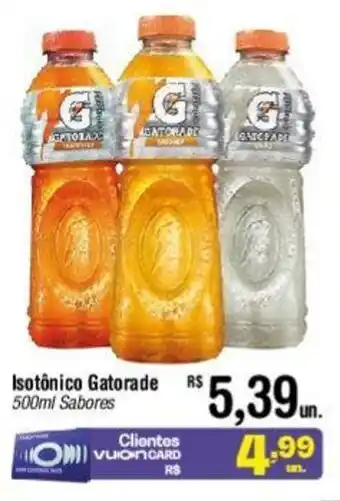 Fort Atacadista Isotônico Gatorade 500ml Sabores oferta