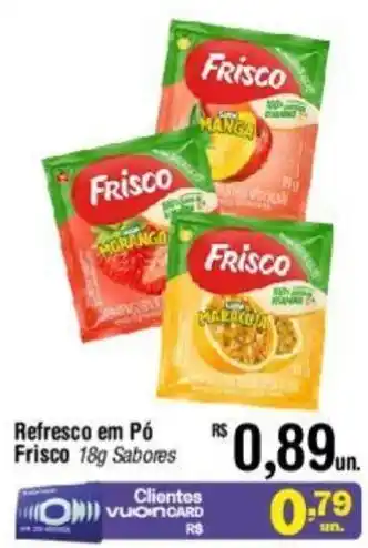 Fort Atacadista Refresco em Pó Frisco 18g Sabores oferta