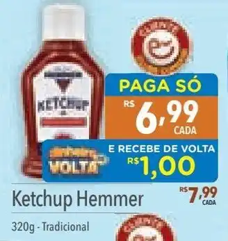 Supermercados Condor Ketchup Hemmer 320g - Tradicional oferta