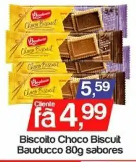 Supermercados Gricki Biscoito Choco Biscuit Bauducco 80g sabores oferta