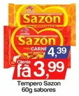 Tempero Sazon 60g sabores