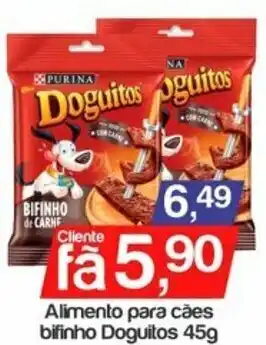 Alimento para caes bifinho Doguitos 45g
