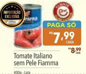 Supermercados Condor Tomate Italiano sem Pele Fiamma 400g Lata oferta