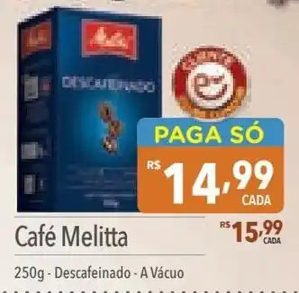 Supermercados Condor Café Melitta 250g Descafeinado - A Vácuo oferta