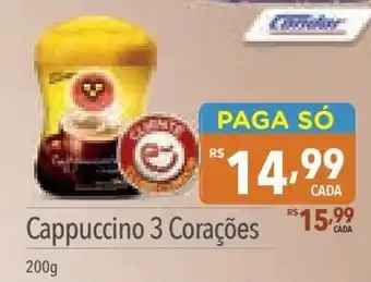 Supermercados Condor Cappuccino 3 Corações 200g oferta