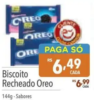 Biscoito Recheado Oreo 144g-Sabores