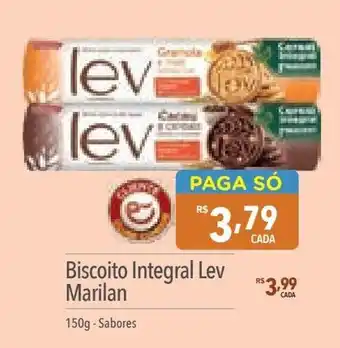 Supermercados Condor Biscoito Integral Lev Marilan 150g - Sabores oferta