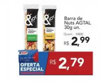 Barra De Nuts Agtal 30g