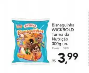 Supermercados Koch Bisnaguinha Wickbold Turma Da Nutrição 300g oferta