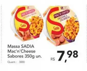Supermercados Koch Massa Sadia Mac'n'cheese 350g oferta