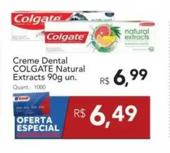 Supermercados Koch Creme Dental Colgate Natural Extracts 90g oferta