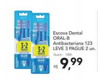 Supermercados Koch Escova Dental Oral-b Antibacteriana 123 Leve 3 Pague 2 oferta