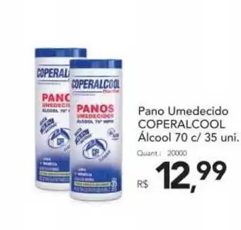 Pano Umedecido Coperalcool álcool