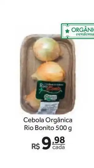 Cebola Orgânica Rio Bonito 500g