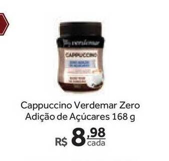 Verdemar Supermercado Cappuccino Verdemar Zero Adição De Açúcares 168g oferta