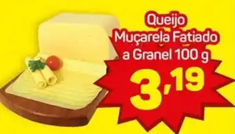 Compre Bem Queijo Mucarela Fatiado a granel 100g oferta