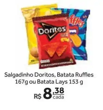 Salgadinho Doritos Batata Ruffles Ou Batata Lays 153g