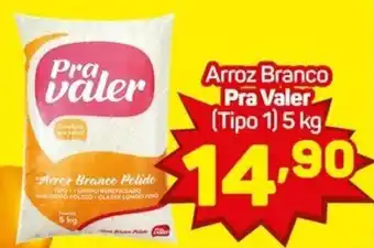 Compre Bem Arroz Branco Pra Valer tipo 1 - 5kg oferta