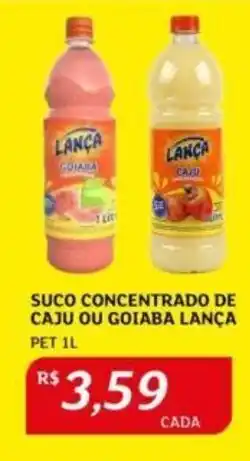 Assaí Atacadista SUCO CONCENTRADO DE CAJU OU GOIABA LANÇA PET 1L oferta