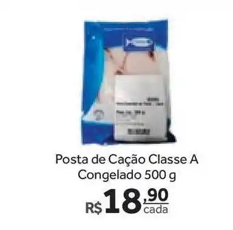 Verdemar Supermercado Posta De Cação Classe A Congelado 500g oferta