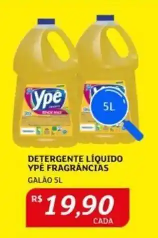 Assaí Atacadista DETERGENTE LÍQUIDO YPE FRAGRÂNCIAS GALÃO 5L oferta