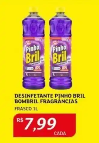 Assaí Atacadista DESINFETANTE PINHO BRIL BOMBRIL FRAGRÂNCIAS FRASCO 1L oferta