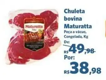 Chuleta bovina Maturatta Peça a vácuo, Congelada, Kg