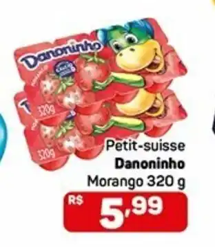 Compre Bem Petit-suisse Danoninho Morango 320g oferta