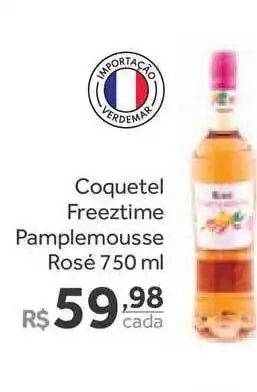 Verdemar Supermercado Coquetel Freeztime Pamplemousse Rosé 750ml oferta