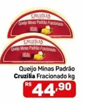 Compre Bem Queijo Minas Padrao Cruzilia Fracionado 1kg oferta